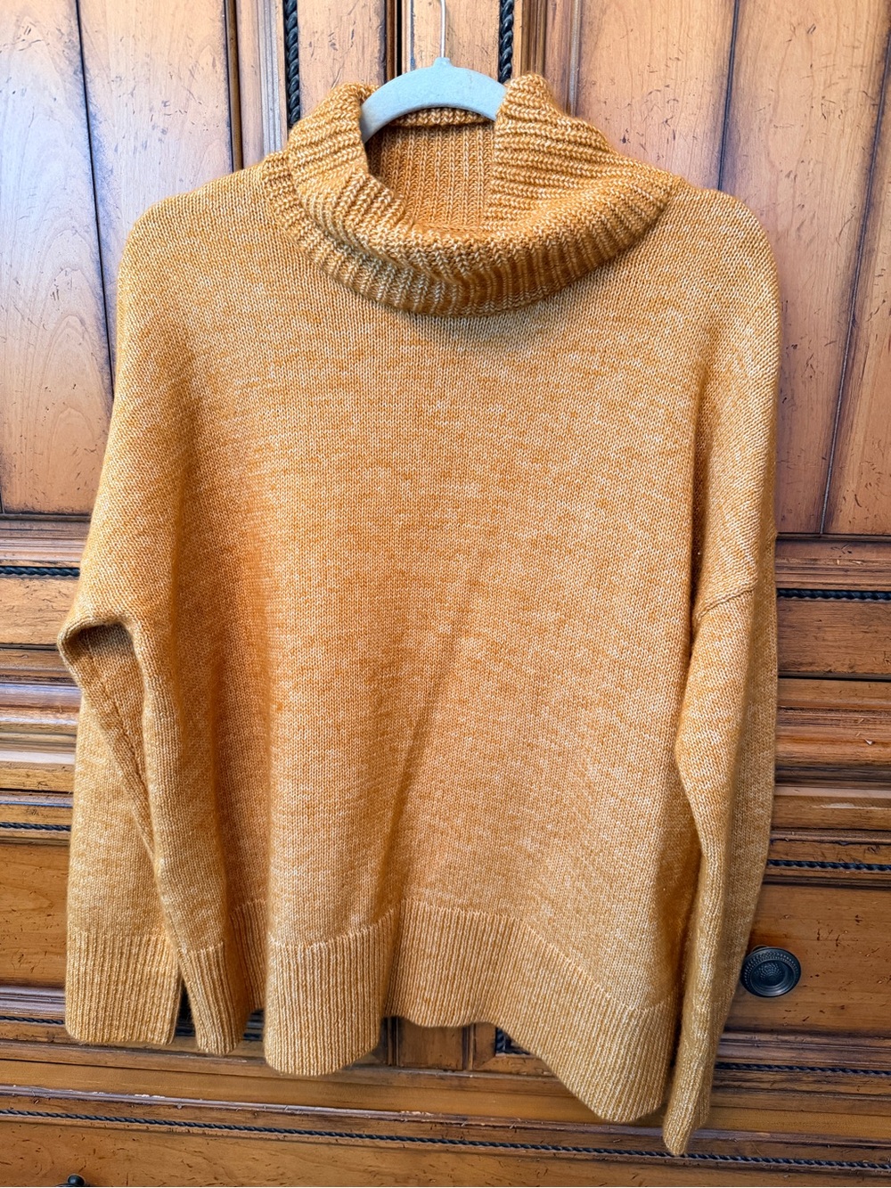 LOFT Golden Mustard Turtleneck Sweater
